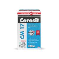Плиточный клей для крупноформатного керамогранита Сeresit CM17/25кг.