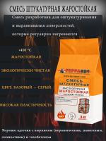 Штукатурка жаростойкая 5кг.